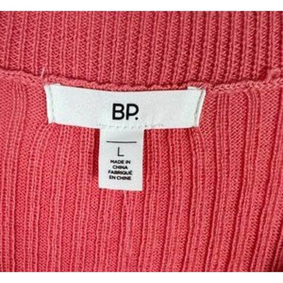 BP. Women's Pullover Sweater Large Coral Rose Tea NWT Long Sleeves Butter Soft - Picture 6 of 7